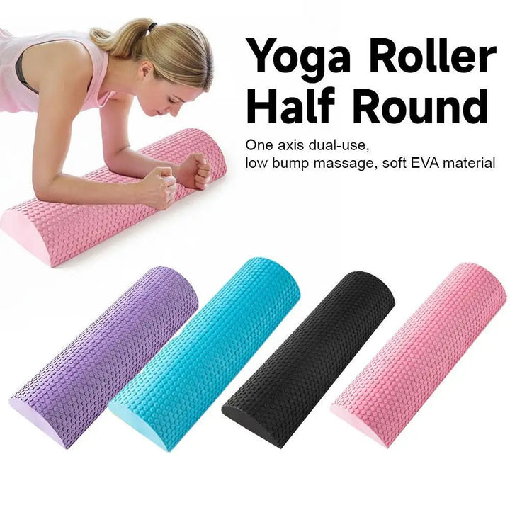 Half-round Pilates foam roller