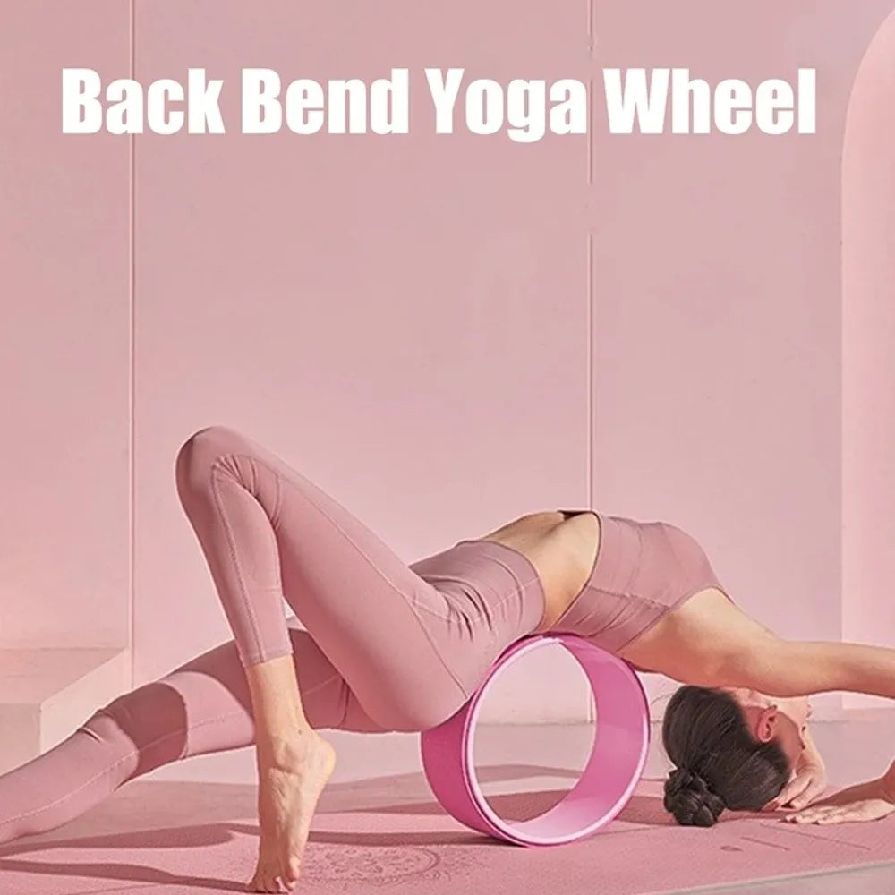 Yoga wheel for home Pilates studio setup