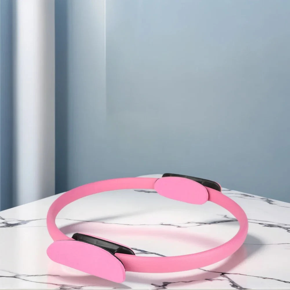 Pilates ring with padded handles also known as a Magic Circle
