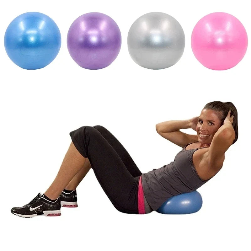 Beginner Pilates ball exercises at home