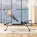 Foldable Pilates Reformer – Commercial-Grade Home & Studio Machine (Black) product image