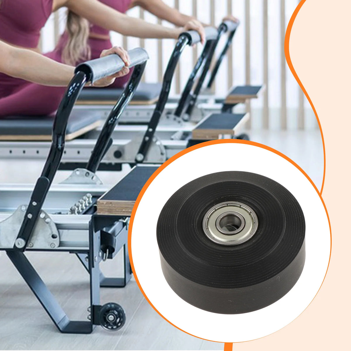 Pilates Reformer Pull Rope Belt – Professional Hardware Strap for Core Bed, Seated Balance & Wrist Training