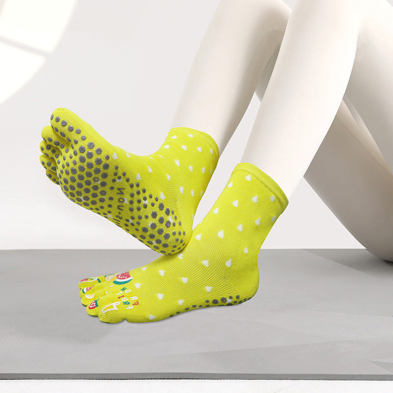 Crew Grip Pilates Socks with Studio Prints product image