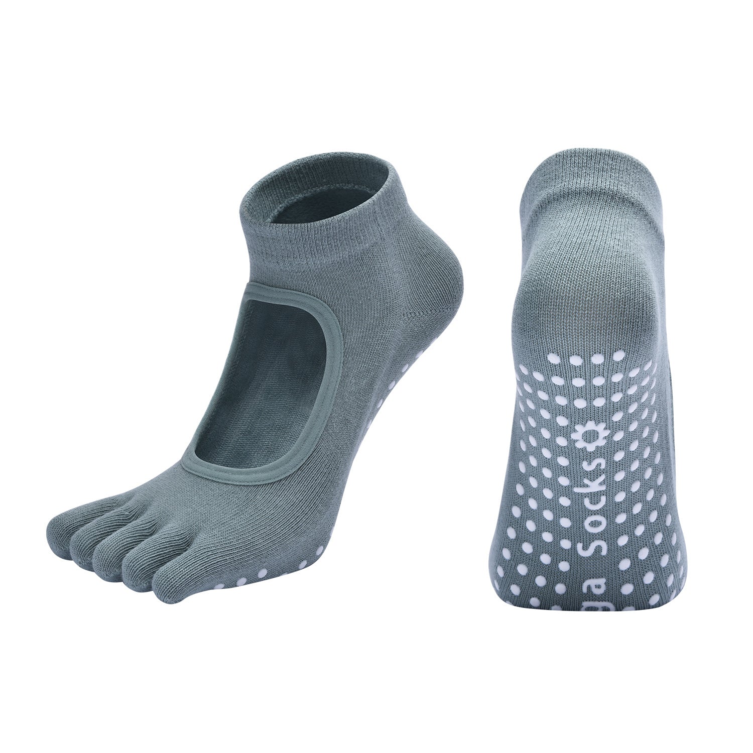 Non-Slip Half-Toe Pilates Grip Socks product image