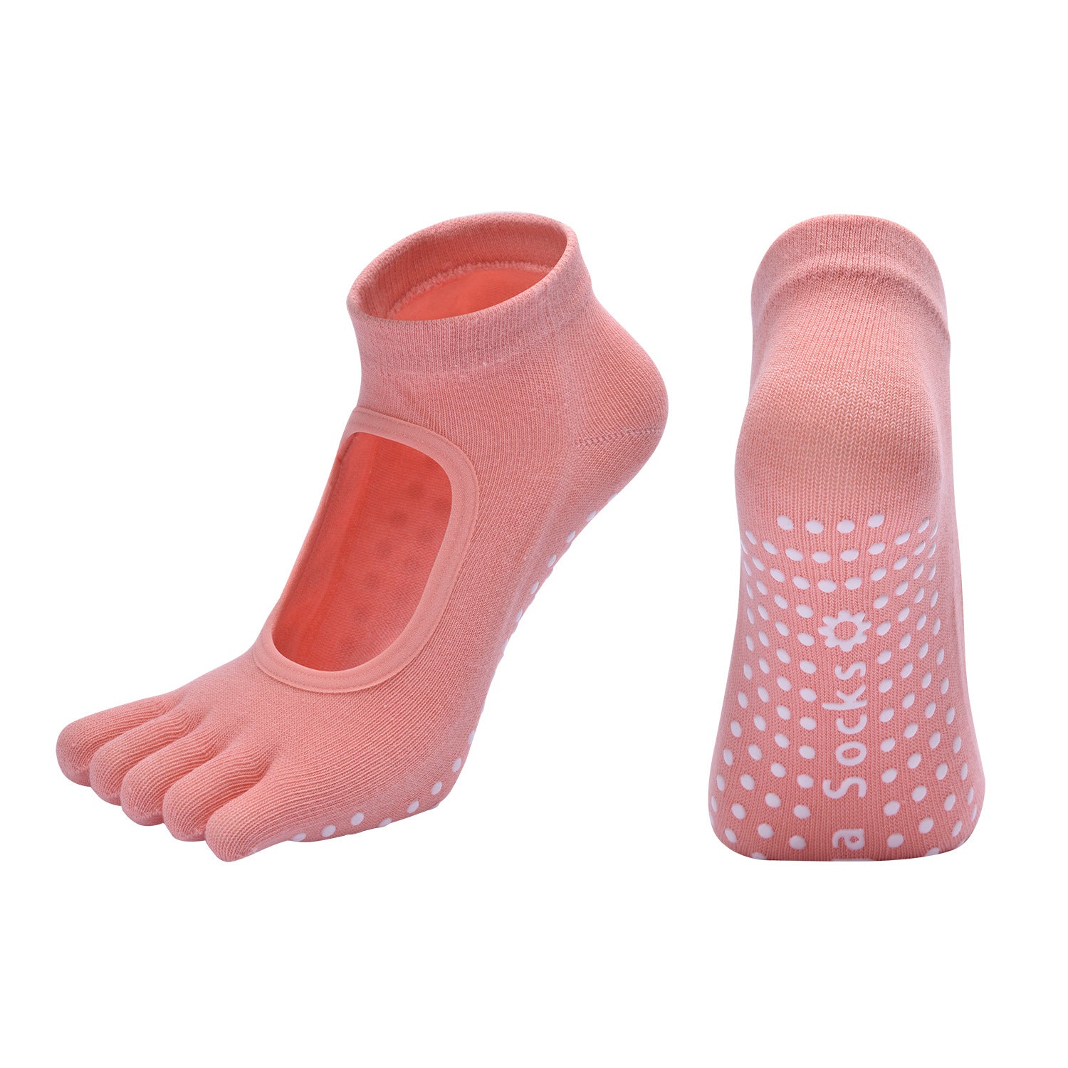 Non-Slip Half-Toe Pilates Grip Socks product image
