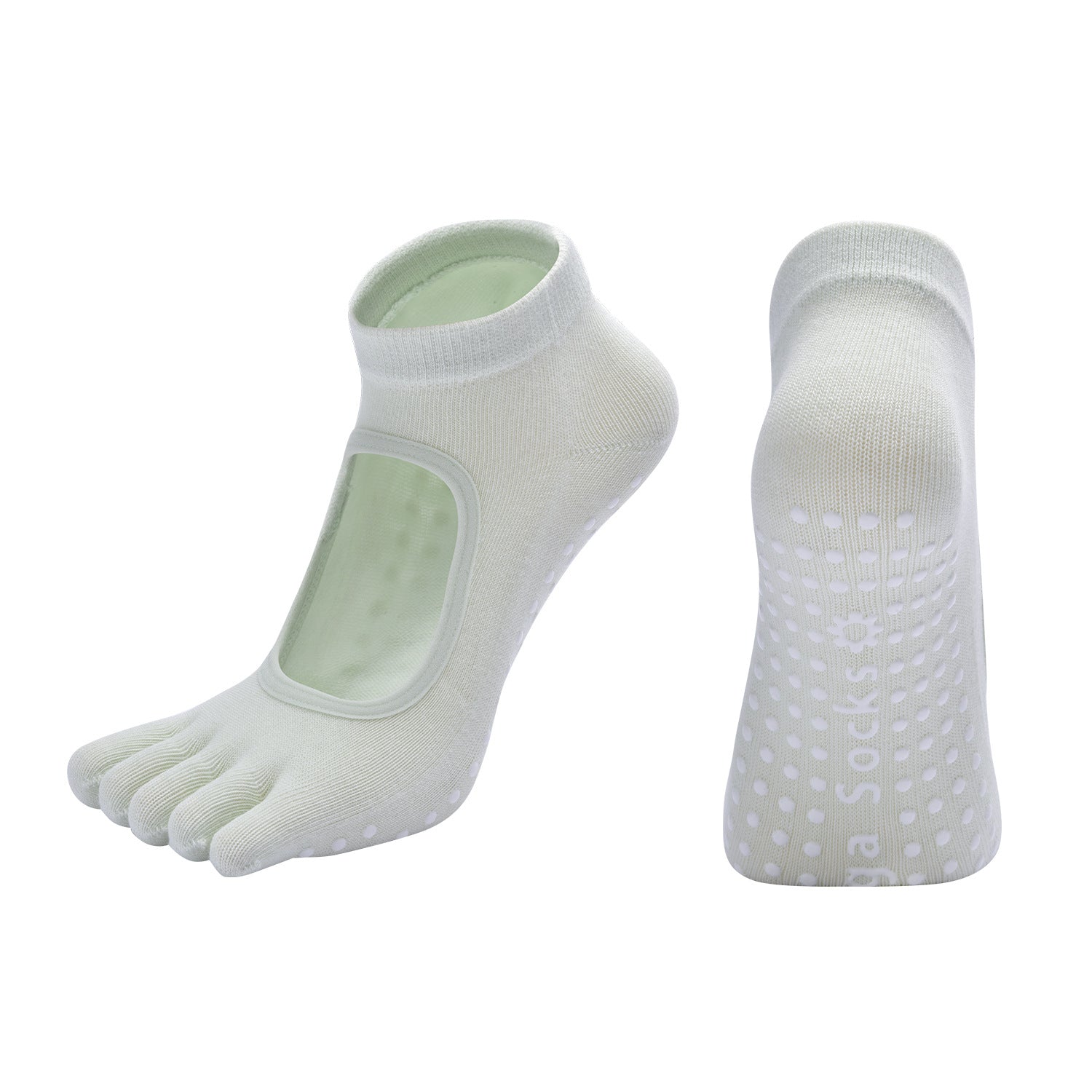 Non-Slip Half-Toe Pilates Grip Socks product image