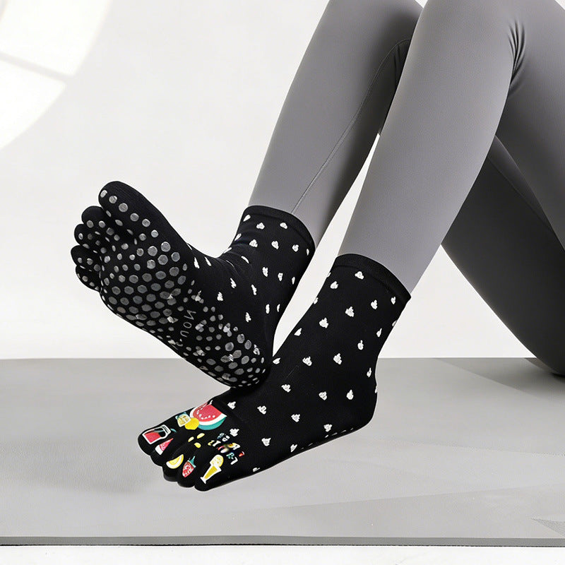 Crew Grip Pilates Socks with Studio Prints product image
