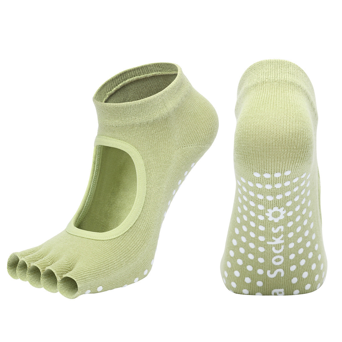 Non-Slip Half-Toe Pilates Grip Socks product image