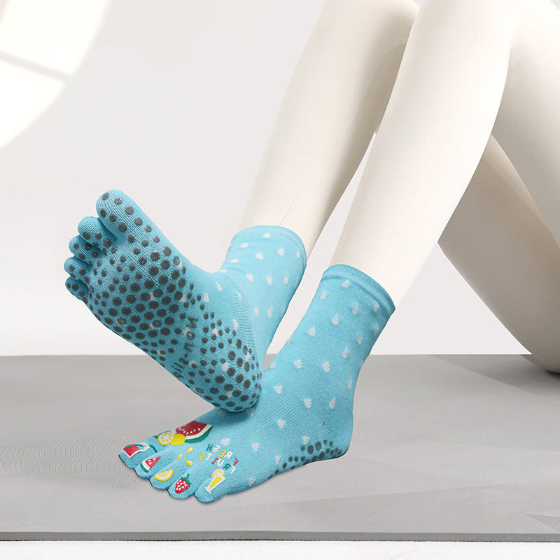 Crew Grip Pilates Socks with Studio Prints product image