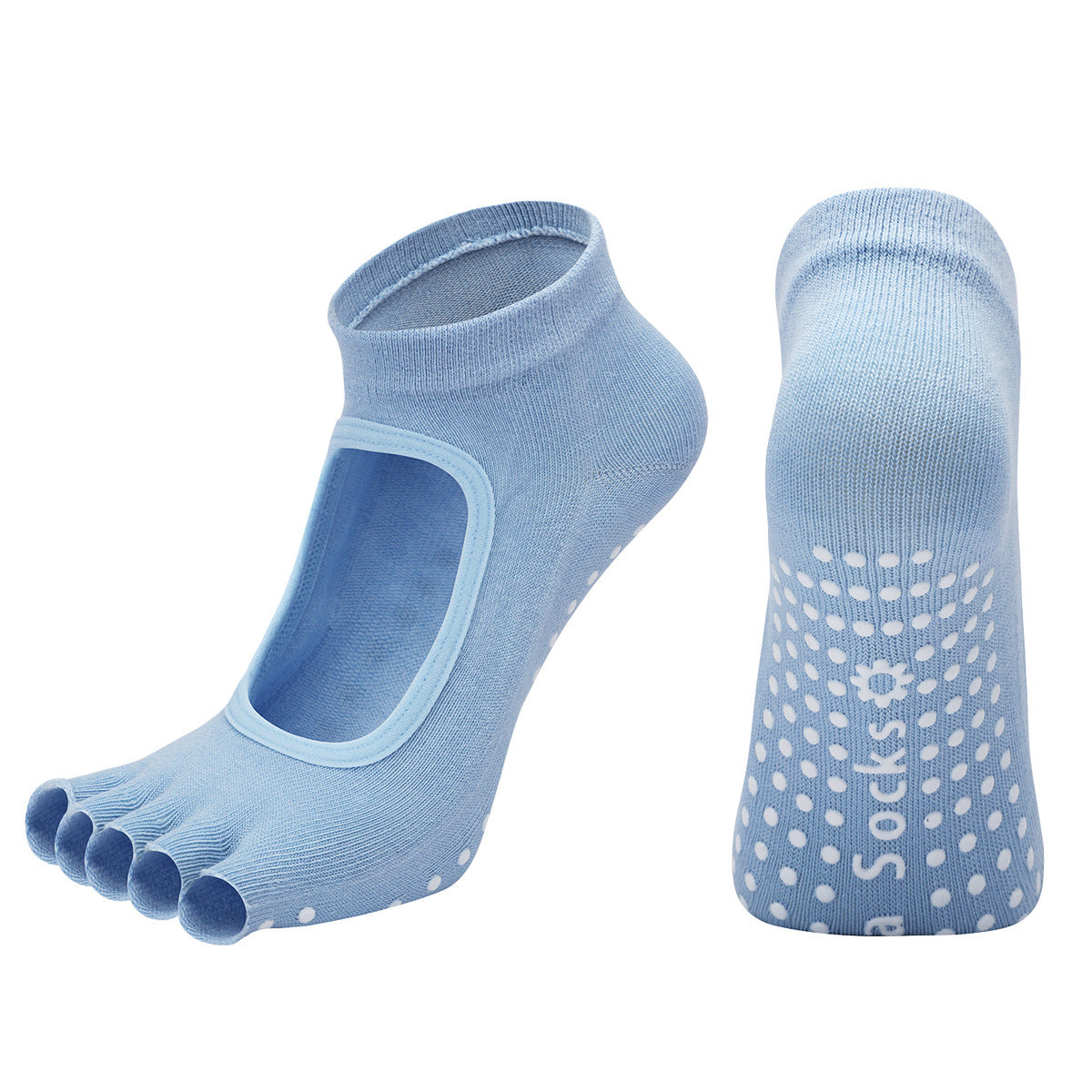 Non-Slip Half-Toe Pilates Grip Socks product image