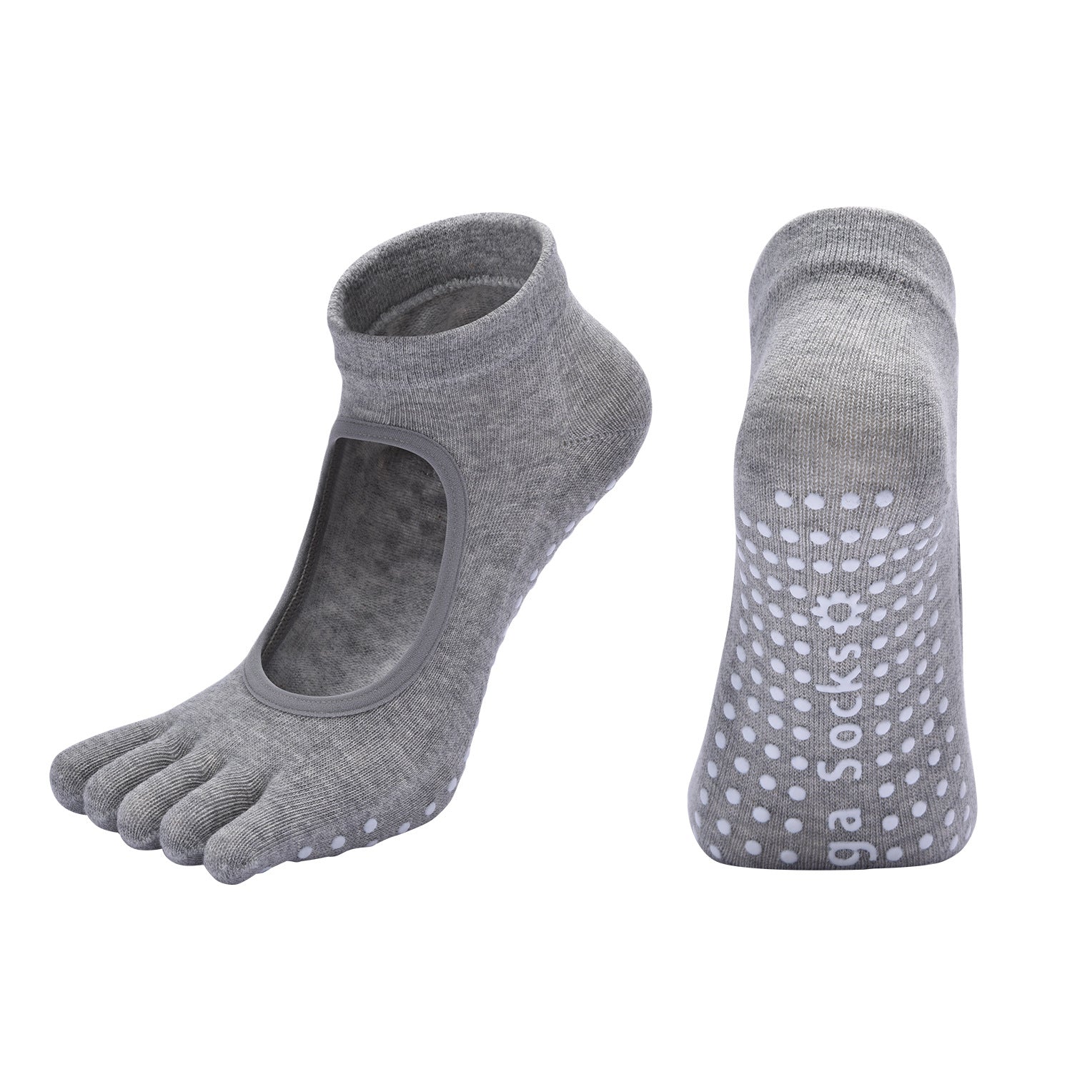Non-Slip Half-Toe Pilates Grip Socks product image