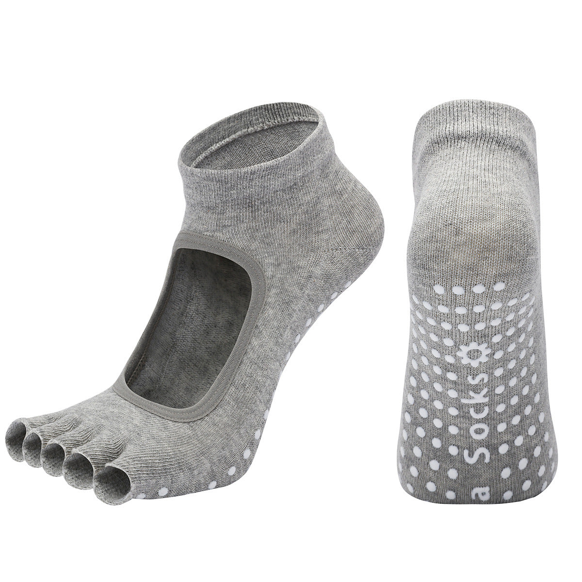 Non-Slip Half-Toe Pilates Grip Socks product image