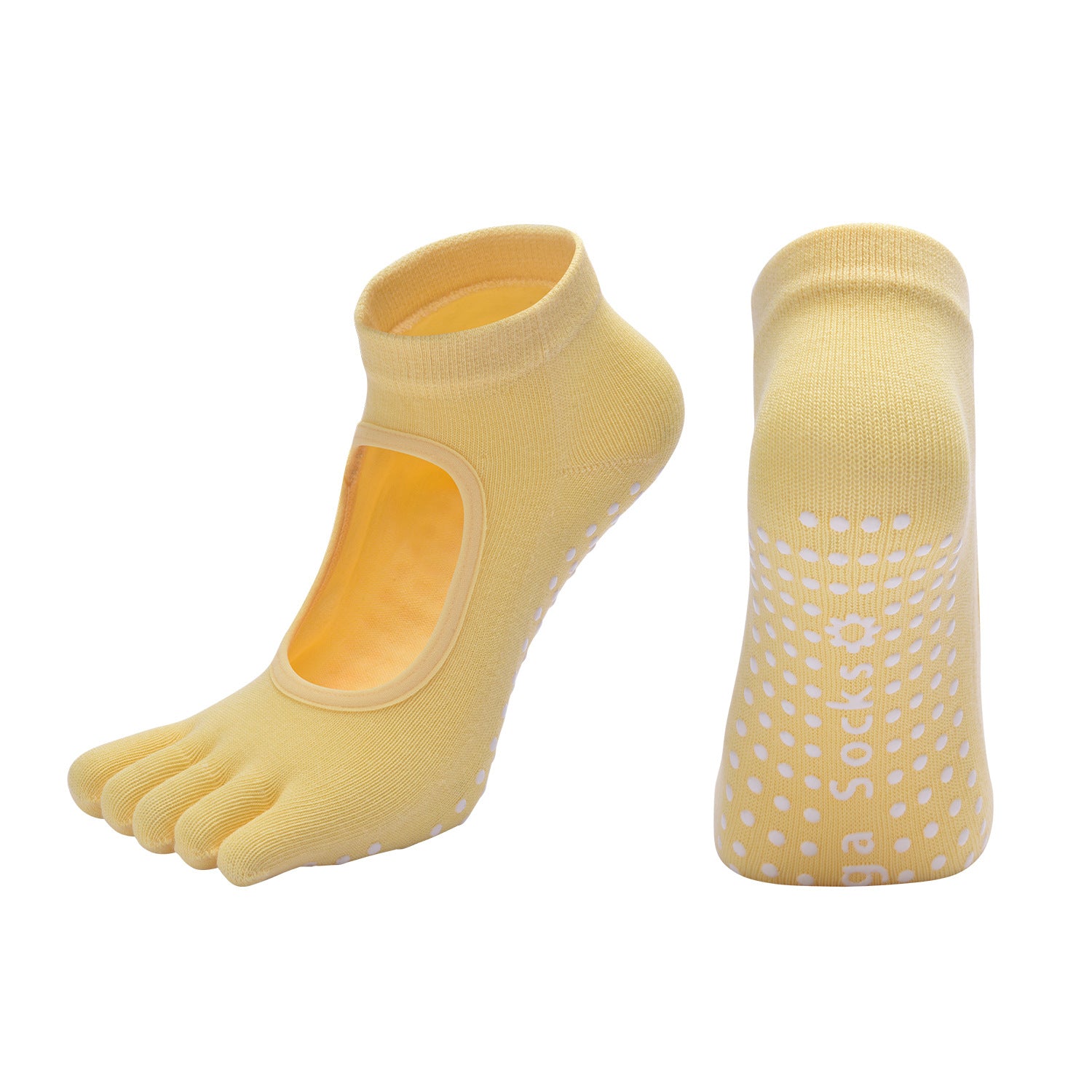 Non-Slip Half-Toe Pilates Grip Socks product image
