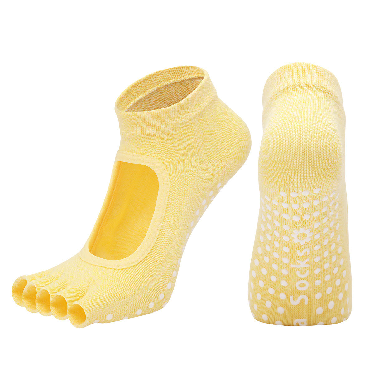 Non-Slip Half-Toe Pilates Grip Socks product image
