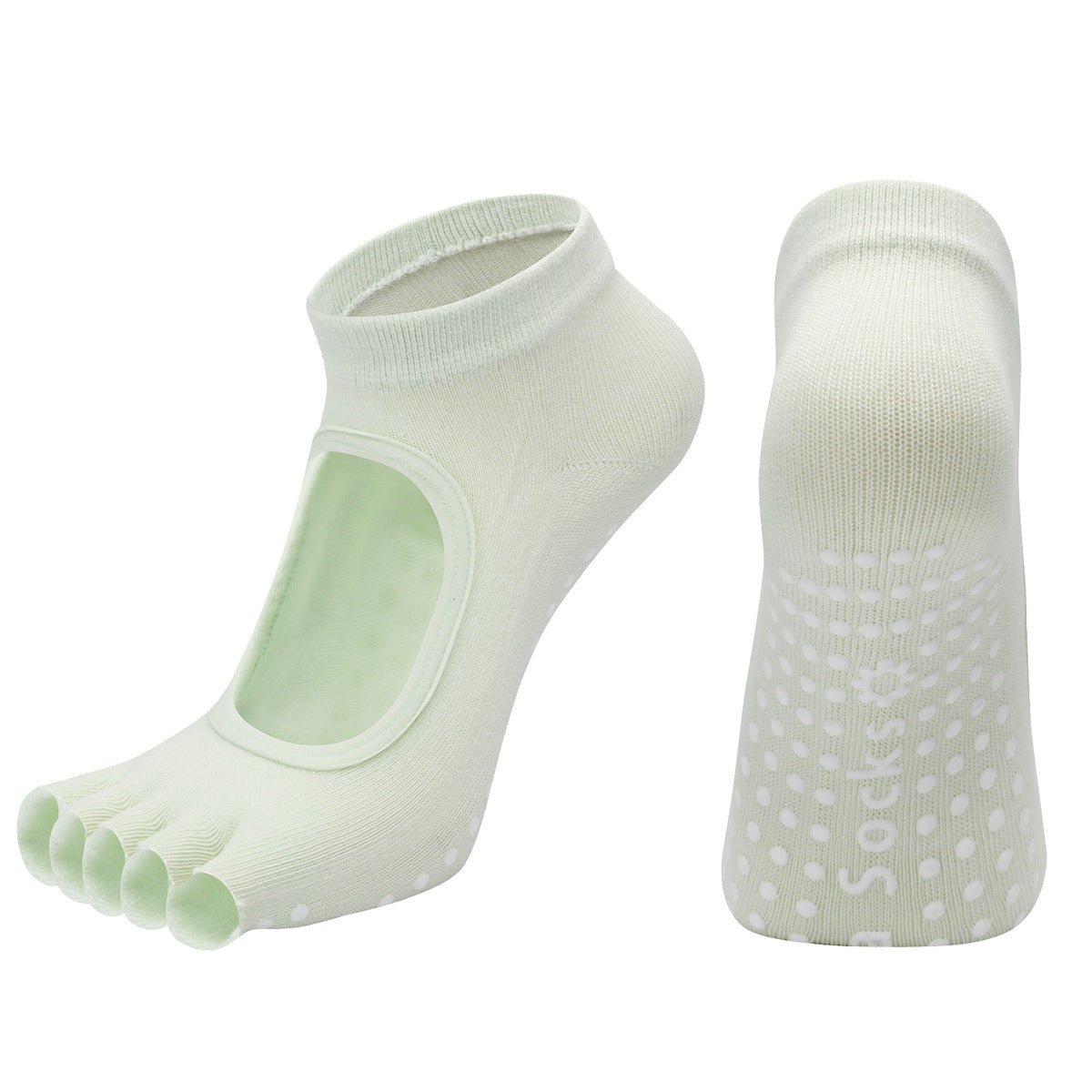 Non-Slip Half-Toe Pilates Grip Socks product image