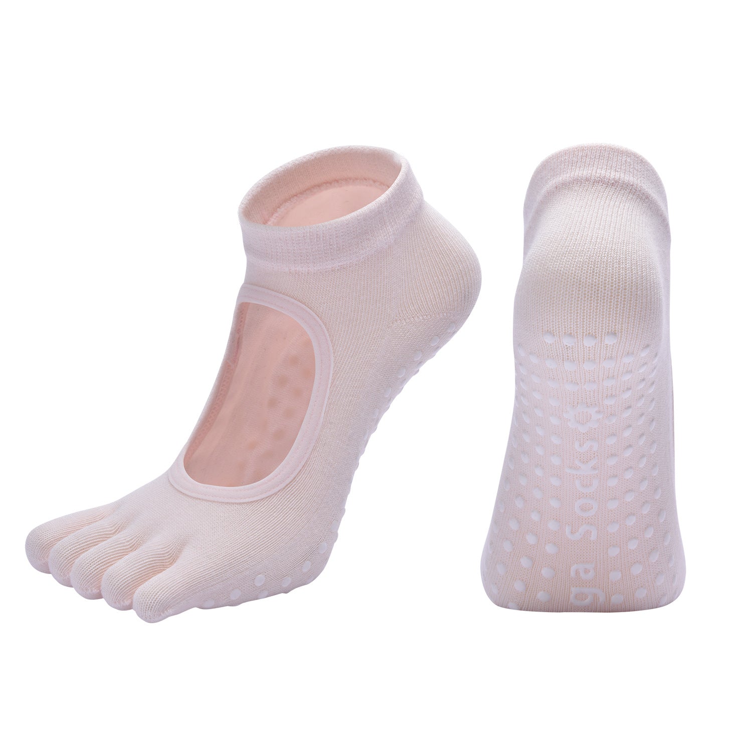 Non-Slip Half-Toe Pilates Grip Socks product image