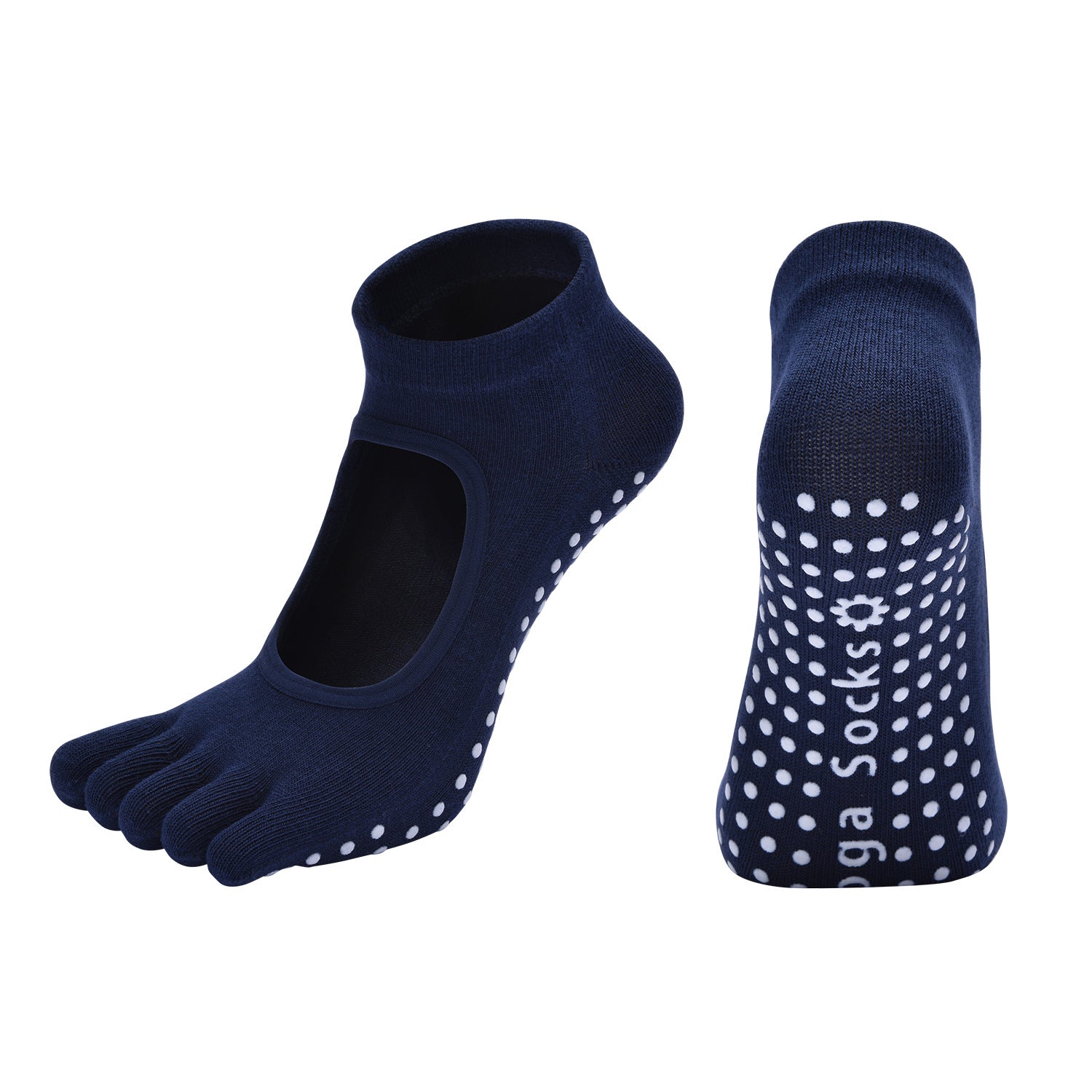 Non-Slip Half-Toe Pilates Grip Socks product image