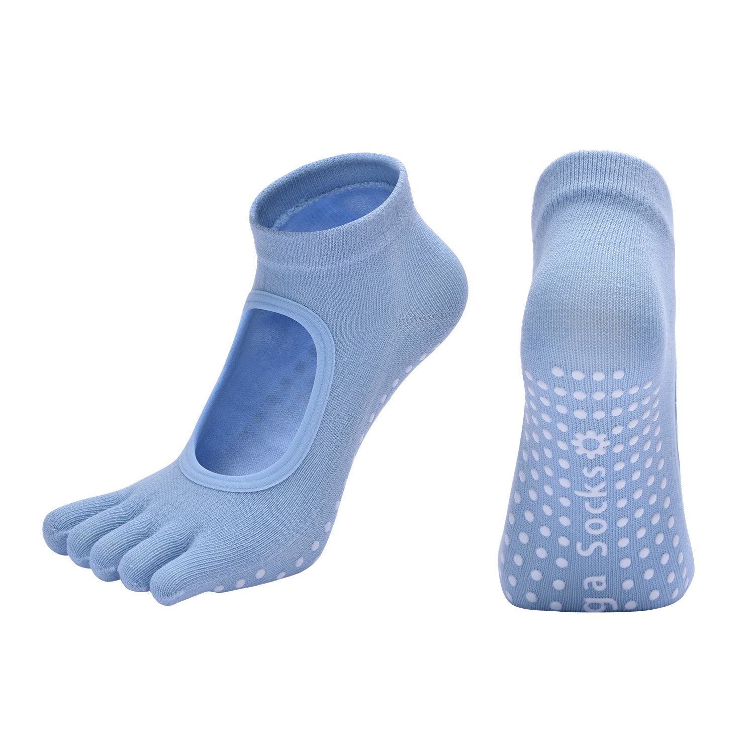 Non-Slip Half-Toe Pilates Grip Socks product image