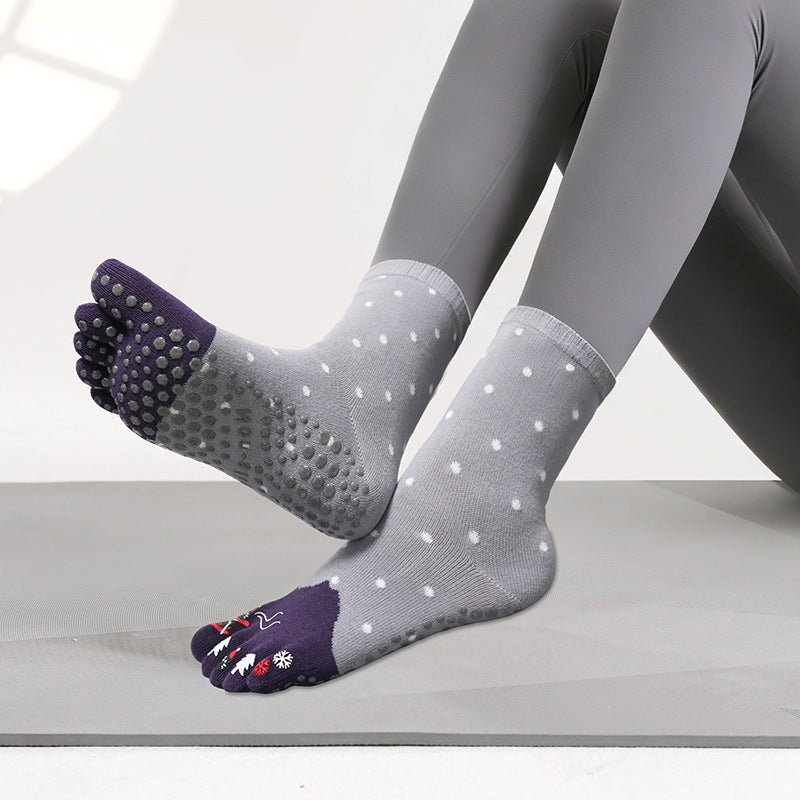 Crew Grip Pilates Socks with Studio Prints product image