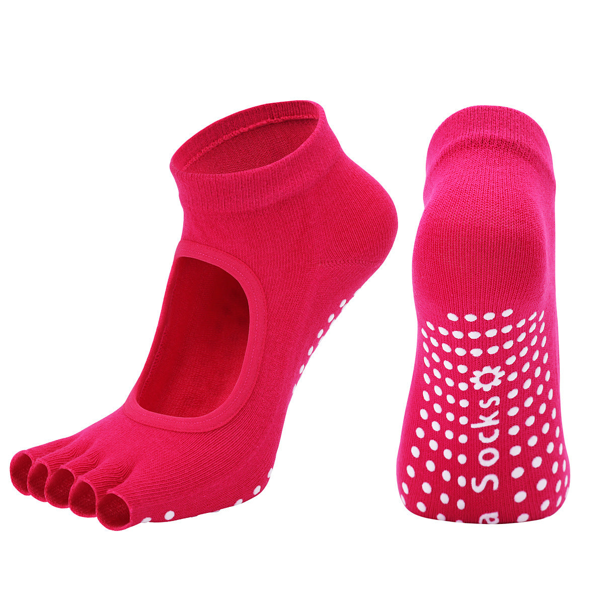 Non-Slip Half-Toe Pilates Grip Socks product image