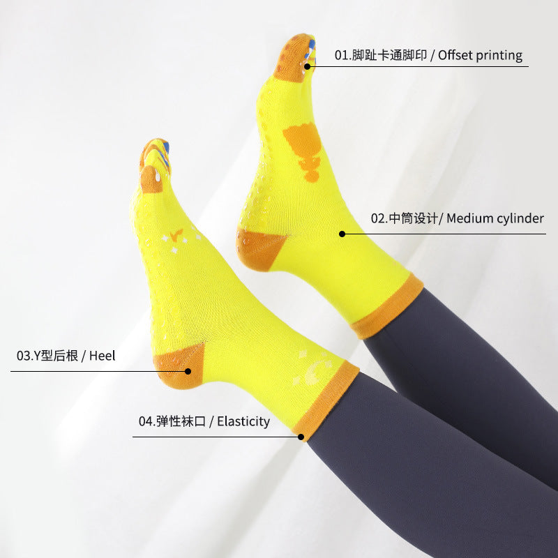 Crew Grip Pilates Socks with Studio Prints product image