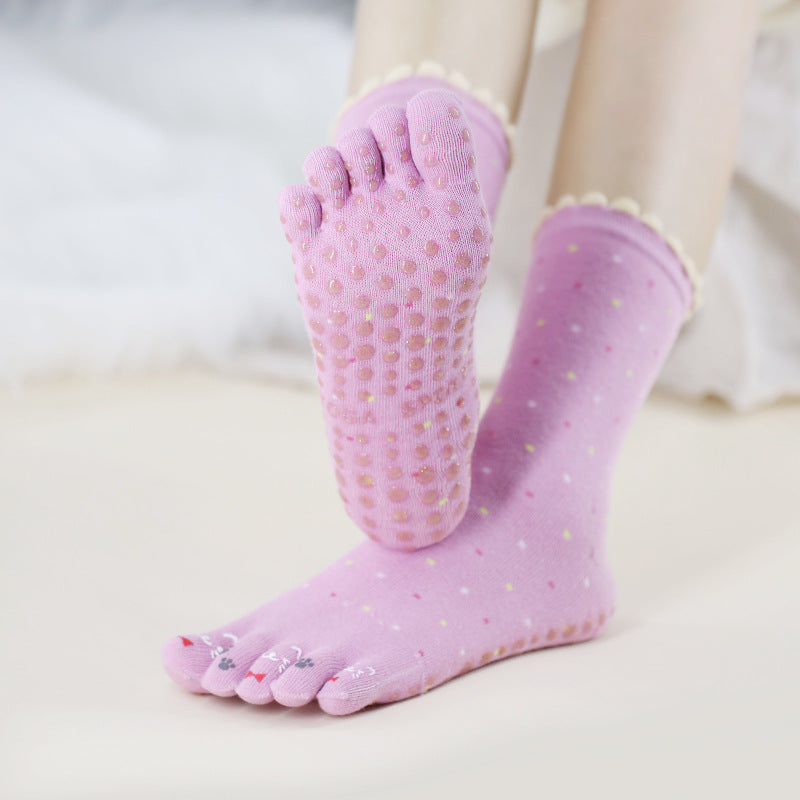 Crew Grip Pilates Socks with Studio Prints product image