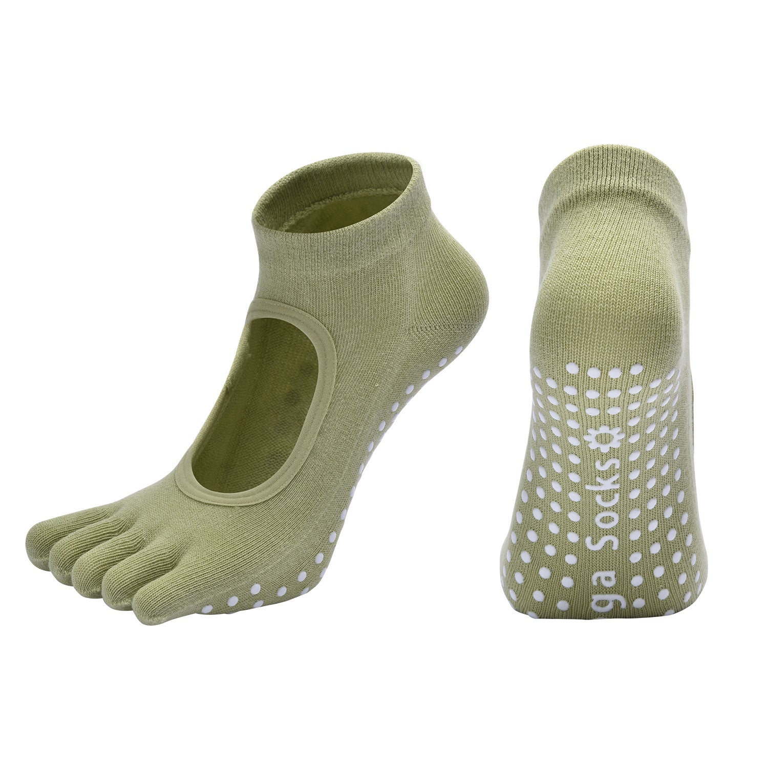 Non-Slip Half-Toe Pilates Grip Socks product image