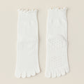 Lace Trim Five-Toe Grip Pilates Socks product image