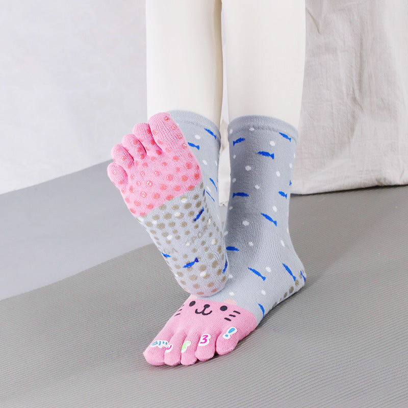 Crew Grip Pilates Socks with Studio Prints product image