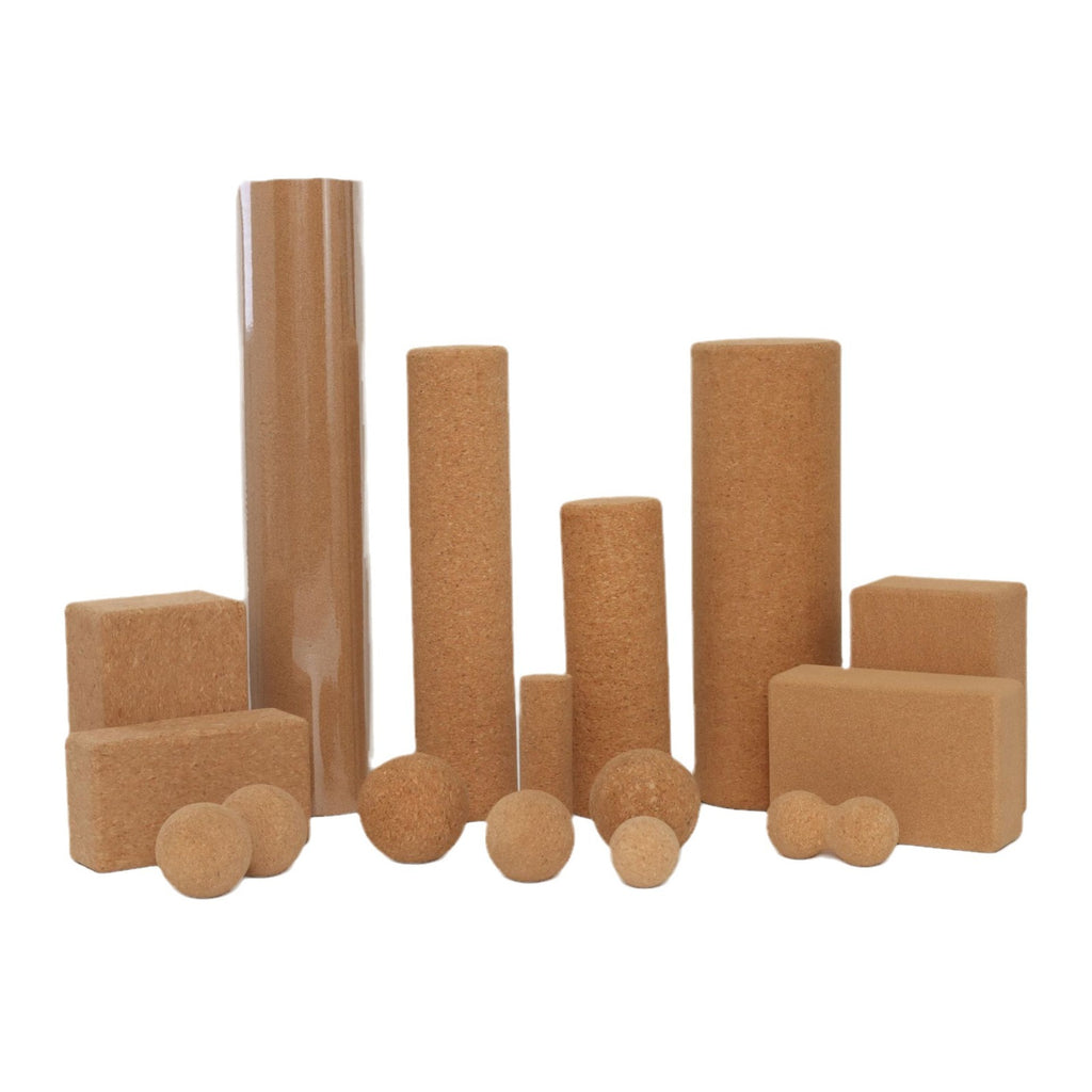 Cork Pilates Massage Ball and Roller Set product image