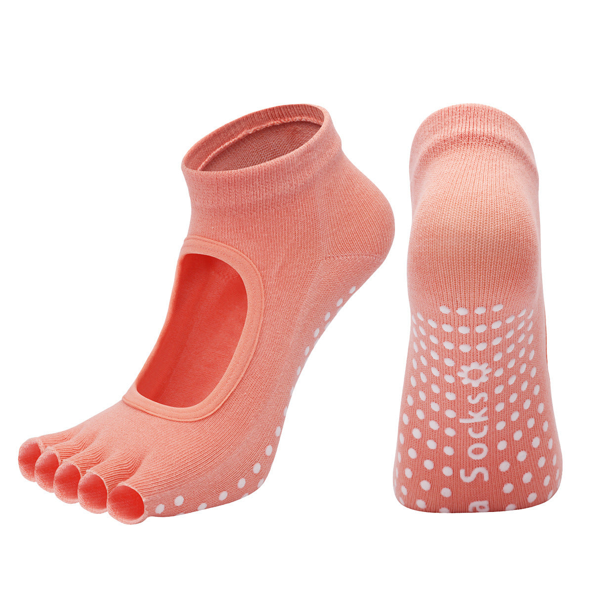 Non-Slip Half-Toe Pilates Grip Socks product image