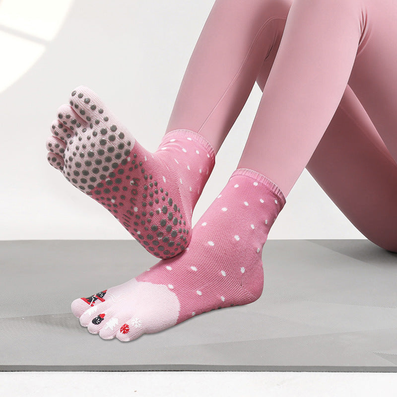 Crew Grip Pilates Socks with Studio Prints product image