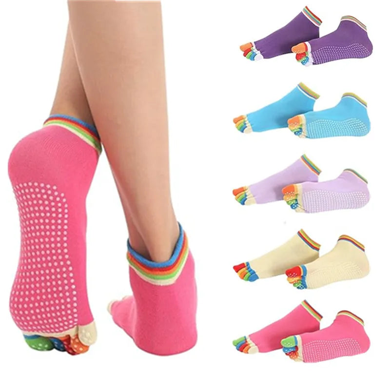 Non-Slip Yoga Grip Socks for Women – 6 Pairs Multipack product image