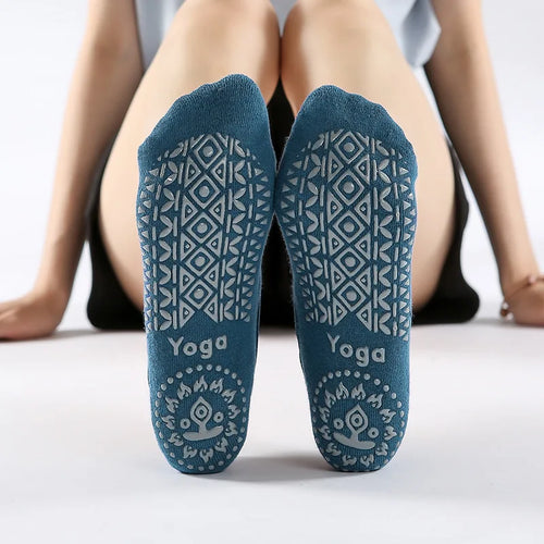 Backless Non-Slip Yoga Socks for Women – Bandage Ankle Grip product image