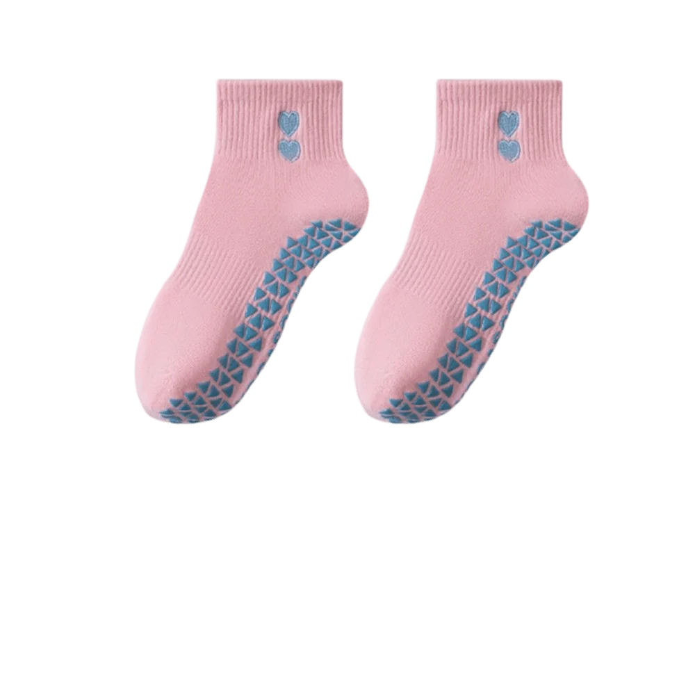 Pilates Grip Socks for Women – Cute Non-Slip Cotton Ankle Socks product image