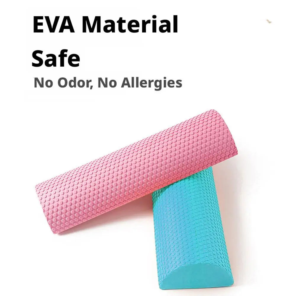 Half Round EVA Foam Roller – Balance Training & Muscle Recovery for Pilates
