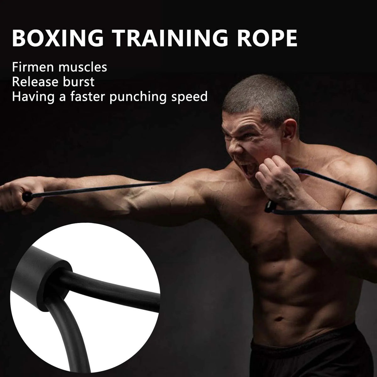 Resistance Band with Comfort Handles – 25, 30 & 35 lb for Pilates, Strength & Flexibility Training