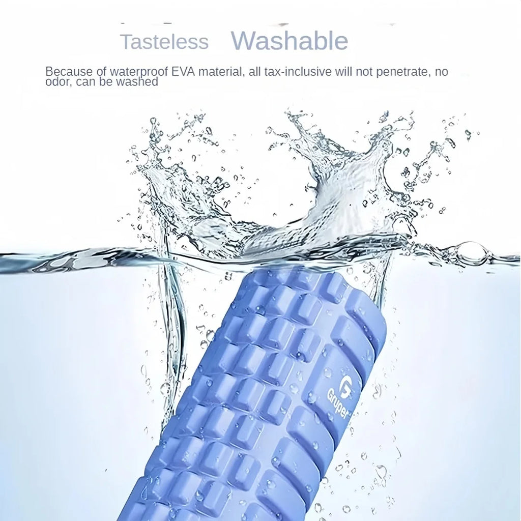 Pilates Hollow Foam Roller – 3D Floating Texture for Muscle Massage, Fascia Release & Yoga Recovery