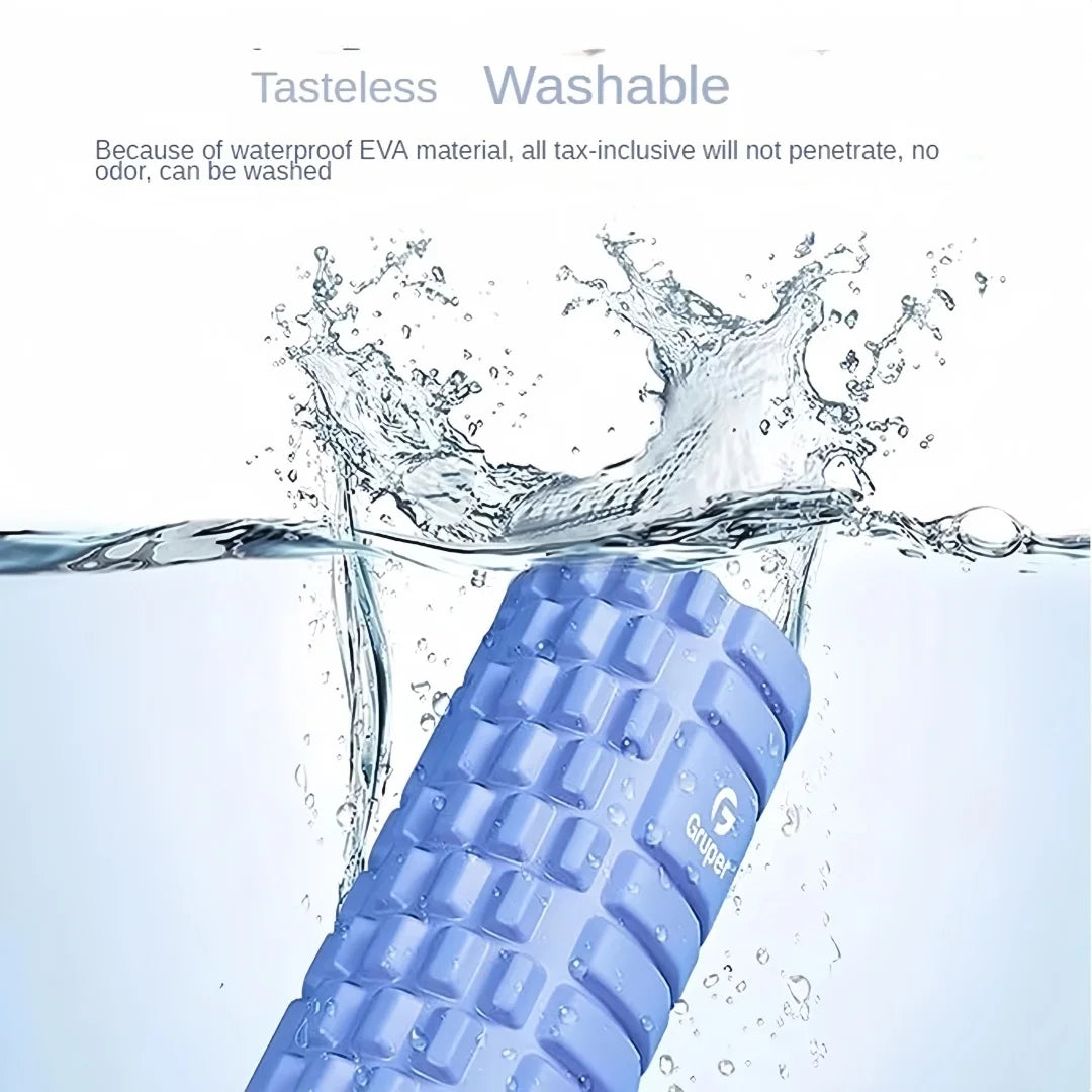 Pilates Hollow Foam Roller – 3D Floating Texture for Muscle Massage, Fascia Release & Yoga Recovery