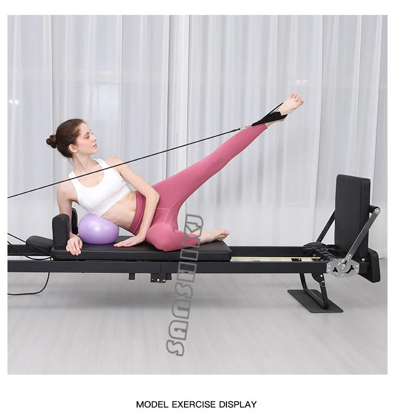 Home Pilates Reformer Bed – Upgraded Foldable Studio Machine product image