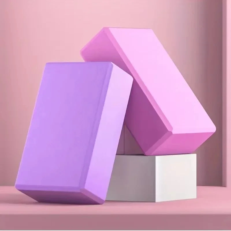 Foam Yoga Block – High-Density Pilates Brick for Stretching & Core Training
