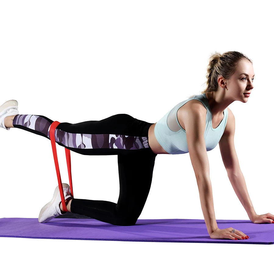 Resistance Loop Bands Set – 5 Levels for Pilates, Yoga & Home Gym Strength Training