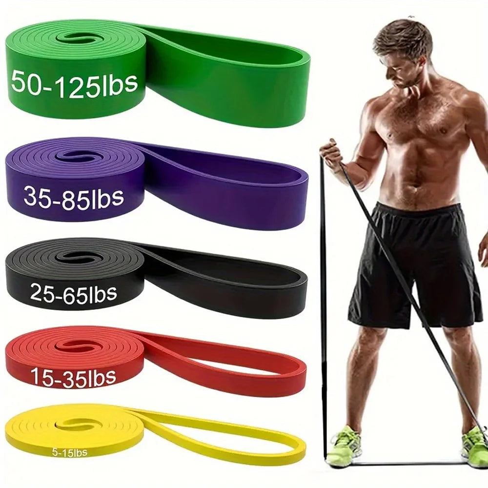 Pilates Stackable TPE Resistance Bands – Full-Body Strength Training, Stretching & Home Gym
