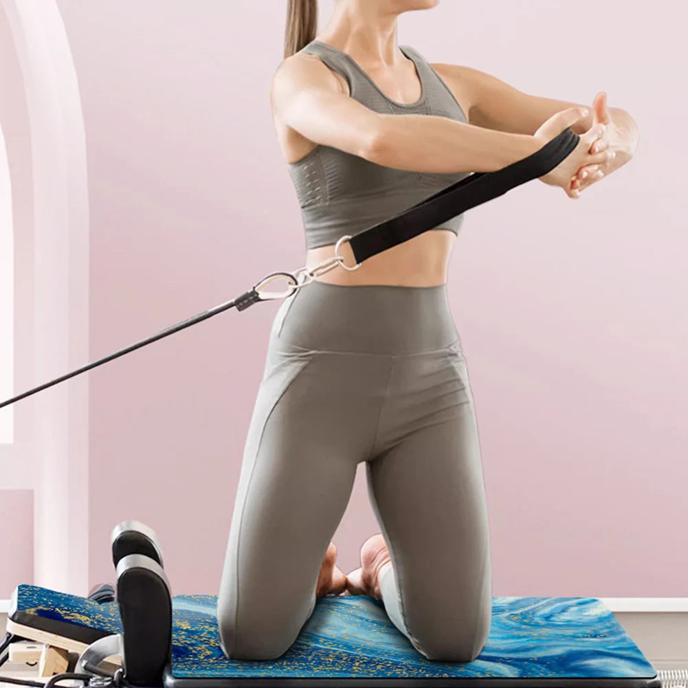 Suede Non-Slip Pilates Reformer Mat – Sweat-Grip Carriage Cover product image