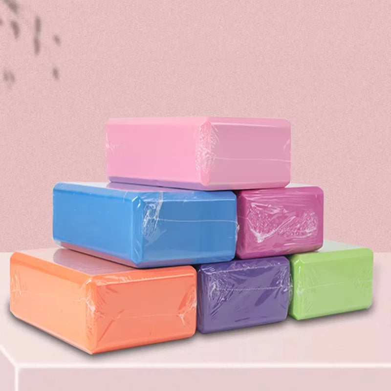 Foam Yoga Block – High-Density Pilates Brick for Stretching & Core Training