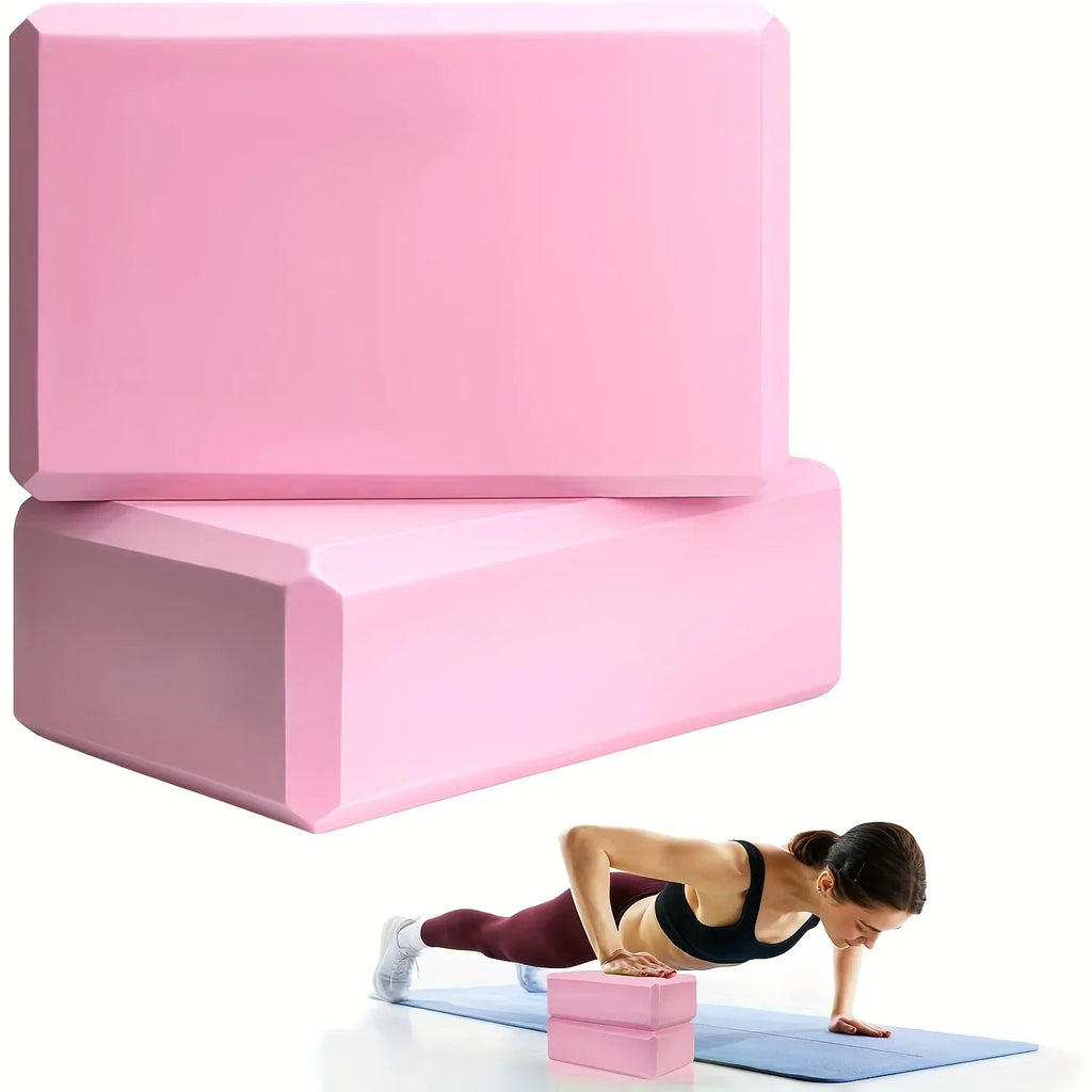 High-Density Foam Yoga Block – Lightweight, Odor-Free Pilates Prop for Women & Gym