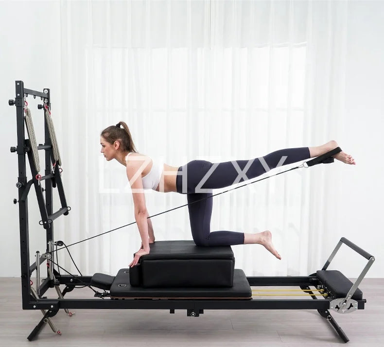 Foldable Half Tower Pilates Reformer – Home Studio Machine product image