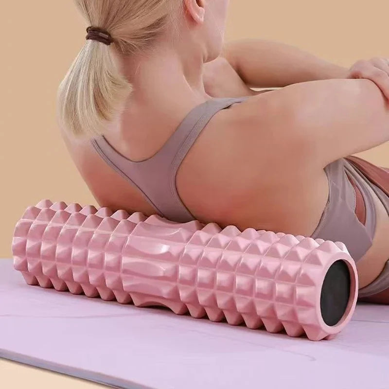 Pilates Crescent Foam Roller – 45x12cm Solid for Deep Tissue Massage, Yoga & Home Workout Recovery