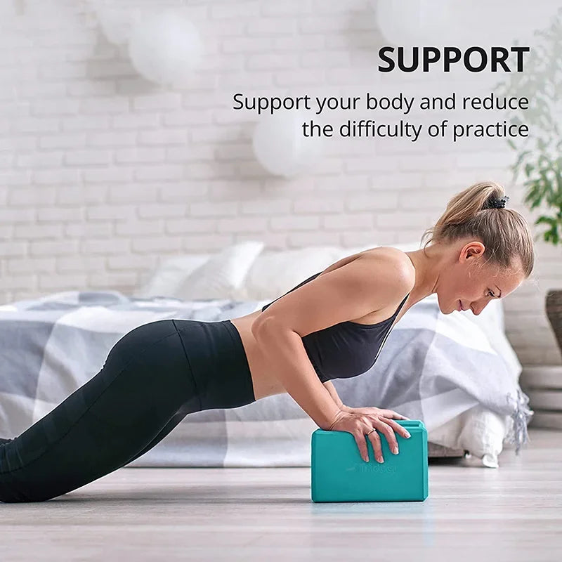 EVA Pilates & Yoga Support Block – Non-Slip Foam Brick product image