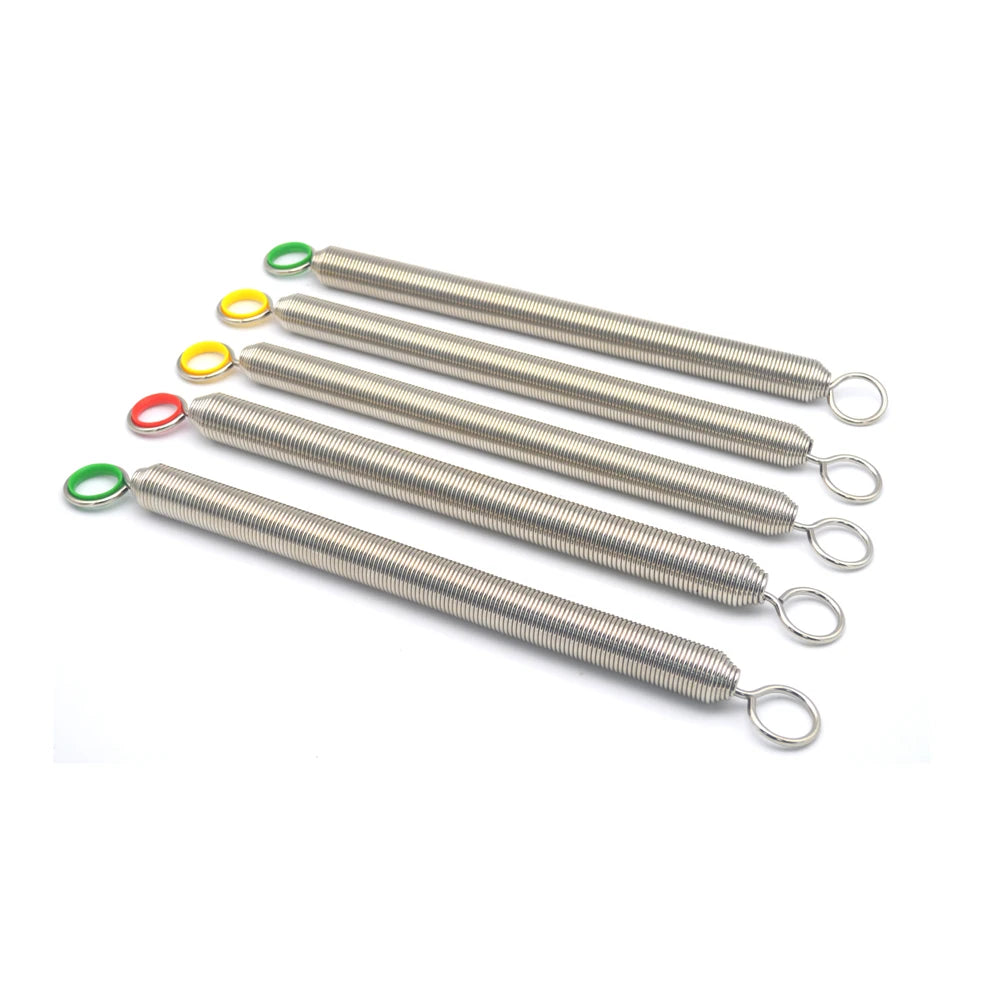 Pilates Reformer Spring Set – 5-Piece Music Wire Steel with Shock Ring